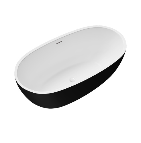 Ванна акриловая Grossman Classic GR-2403MB 150х78 отдельностоящая овальная с каркасом - фото 3